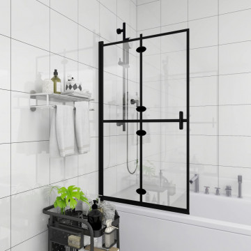 Cabină de duș pliabilă, negru, 80x140 cm, ESG - Img 3