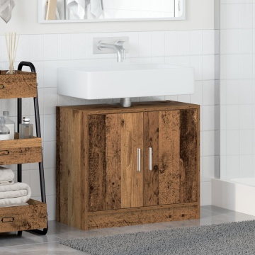Cabinet Chiuvetă Lemn Vechi 63x29x55 cm Lemn Inginerizat - Img 4