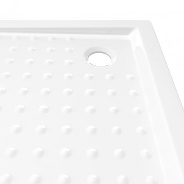 Cădiță de duș cu puncte, alb, 80x80x4 cm, ABS - Img 5