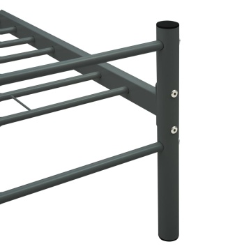 Cadru de pat, gri, 180 x 200 cm, metal - Img 7