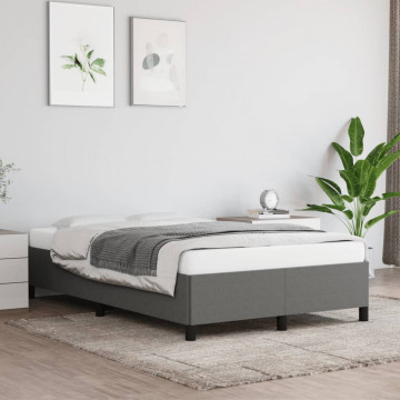 Cadru de pat, gri închis, 120x190 cm, material textil - Img 3