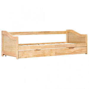 Cadru pat canapea, extensibil, 90 x 200 cm, lemn de pin - Img 3