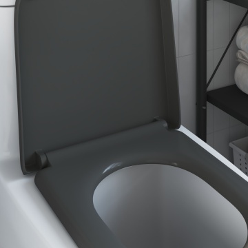 Cap de toaletă cu eliberare rapidă cu închidere lentă Duroplast Antracit - Img 4