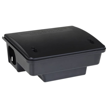 Capcane pentru șoareci 4 buc Negru 23x19x9,5 cm - Img 3