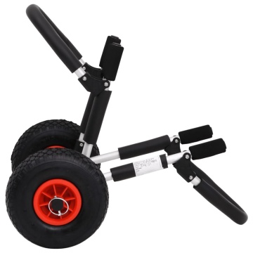 Cărucior de SUP pentru placa de surf pliabil, 45 kg, aluminiu - Img 4