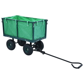 Cărucior manual de grădină, verde, 350 kg - Img 3