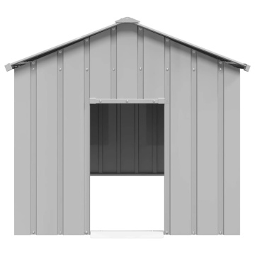 Casă pentru câini cu acoperiș 113x153x101 cm oțel galvanizat - Img 3