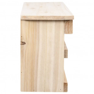 Căsuță de vrăbii cu 5 încăperi, 68 x 15 x 21 cm, lemn de brad - Img 4