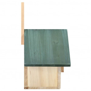 Căsuțe de păsărele, 4 buc., 24 x 16 x 30 cm, lemn de brad - Img 4