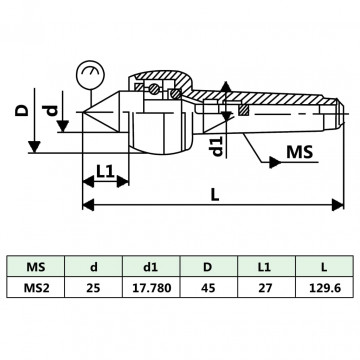 Centru strung rotativ MT2 - Img 5