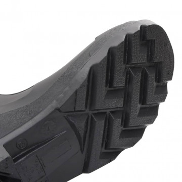 Cizme de ploaie cu șosete detașabile, negru, mărime 45, PVC - Img 6