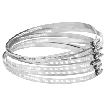 Coliere pentru furtun, 6 buc., 91-220 mm, oțel inoxidabil 304 - Img 1