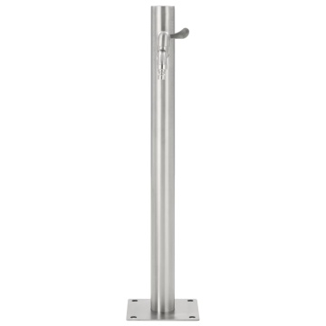 Coloană de apă de grădină, 65 cm, oțel inoxidabil, rotund - Img 4