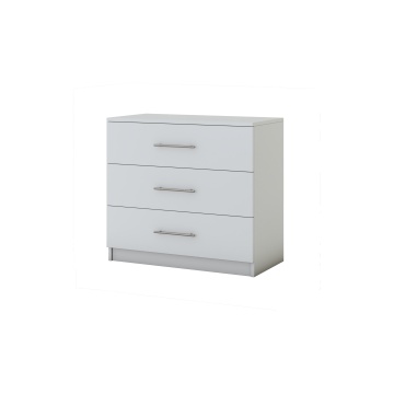 Comoda beta, alb, 90x82x42.5 cm - Img 1