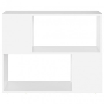 Comodă TV, alb, 80x24x63 cm, PAL - Img 7