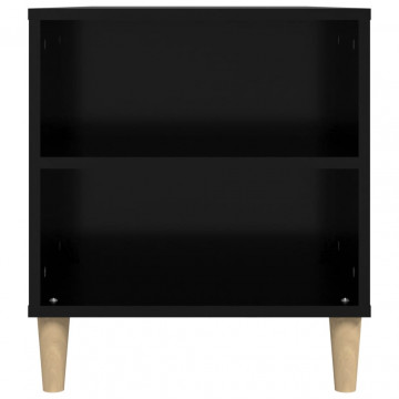 Comodă TV, negru, 102x44,5x50 cm, lemn prelucrat - Img 7