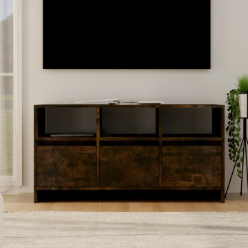 Comodă TV, stejar afumat, 102x37,5x52,5 cm, PAL - Img 1