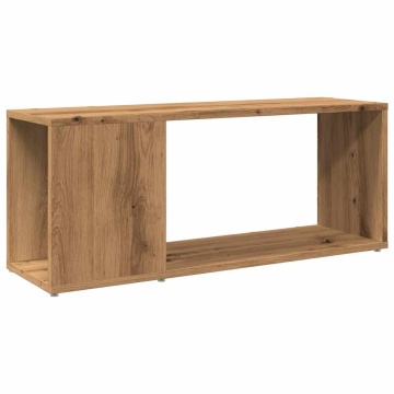 Comodă TV, stejar artizanal,80x24x32cm, lemn prelucrat - Img 2