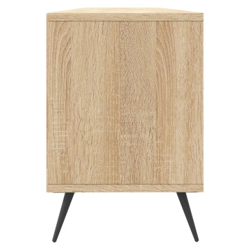 Comodă TV, stejar sonoma, 150x30x44,5 cm, lemn prelucrat - Img 6