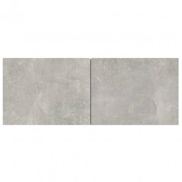 Comode TV, 2 buc., gri beton, 80x30x30 cm, lemn compozit - Img 5
