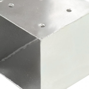 Conectori de grindă, formă T, 4 buc, 81x81 mm, metal galvanizat - Img 5