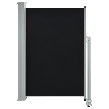 Copertină laterală retractabilă de terasă, negru, 120 x 300 cm - Img 2