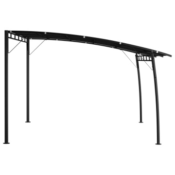Copertină pavilion de grădină, antracit, 4x3x2,55 m - Img 3