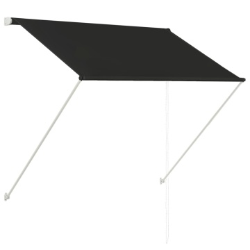 Copertină retractabilă, antracit, 150 x 150 cm - Img 2