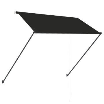 Copertină retractabilă cu LED, antracit, 250 x 150 cm - Img 4