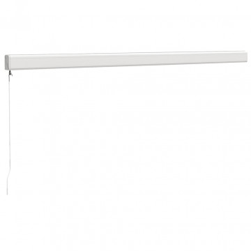 Copertină retractabilă portocaliu/maro 4x3 m, textil/aluminiu - Img 5