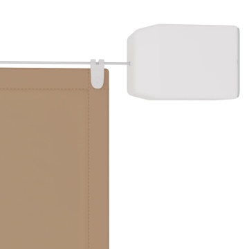 Copertină verticală, gri taupe, 140x420 cm, țesătură oxford - Img 4