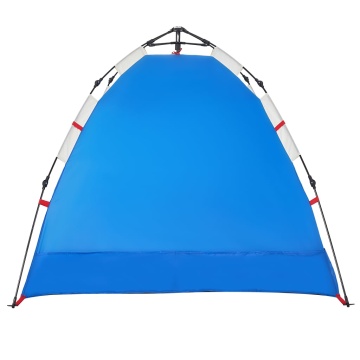 Cort camping 2 persoane albastru azur impermeabil setare rapidă - Img 6