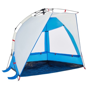 Cort camping 2 persoane albastru azur impermeabil setare rapidă - Img 4