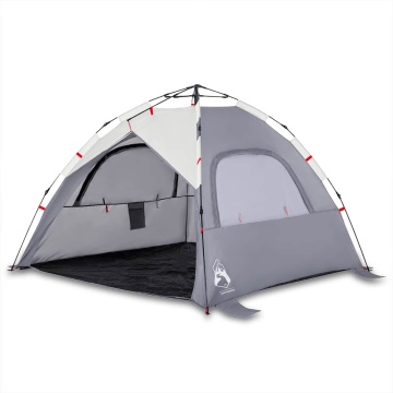 Cort camping 3 persoane gri impermeabil setare rapidă - Img 2