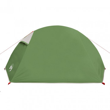 Cort de camping 2 persoane, verde, 267x154x117 cm, tafta 185T - Img 7
