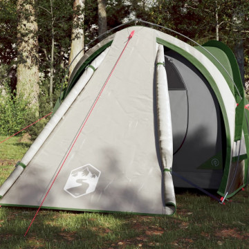 Cort de camping 2 persoane, verde, 320x140x120 cm, tafta 185T - Img 1
