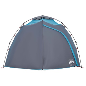 Cort de camping cupolă 4 persoane, setare rapidă, albastru - Img 5