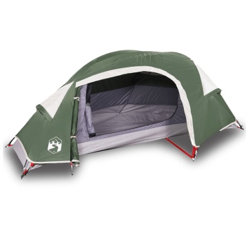 Cort de camping cupolă pentru 1 persoană, verde, impermeabil - Img 2