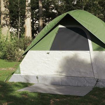 Cort de camping cupolă pentru 2 persoane, verde, impermeabil - Img 1