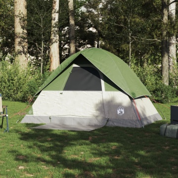 Cort de camping cupolă pentru 2 persoane, verde, impermeabil - Img 3