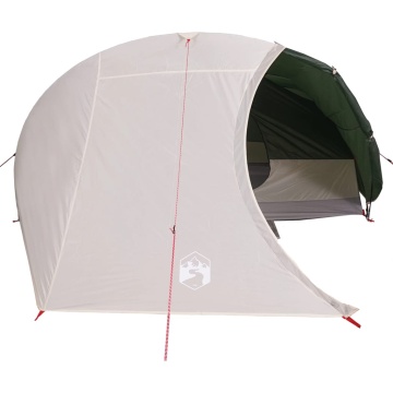 Cort de camping cupolă pentru 4 persoane, verde, impermeabil - Img 8