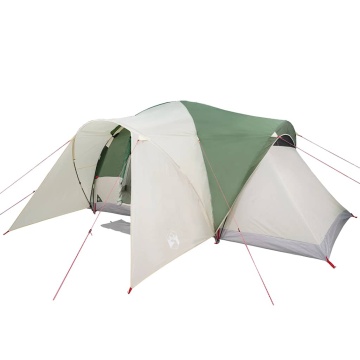 Cort de camping cupolă pentru 6 persoane, verde, impermeabil - Img 4