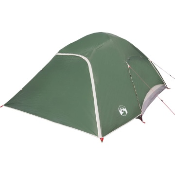 Cort de camping cupolă pentru 6 persoane, verde, impermeabil - Img 4