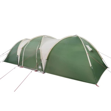 Cort de camping cupolă pentru 8 persoane, verde, impermeabil - Img 8