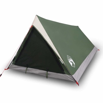 Cort de camping pentru 2 persoane, verde, impermeabil - Img 2