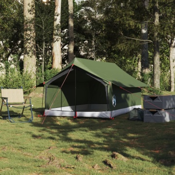 Cort de camping pentru 2 persoane, verde măsliniu, impermeabil - Img 3