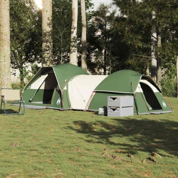 Cort de camping pentru 5 persoane, verde, impermeabil - Img 3
