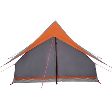 Cort de Camping Tip A 5-Persoane Gri și Portocaliu Waterproof - Img 4