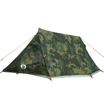 Cort de camping tunel pentru 2 persoane, camuflaj, impermeabil - Img 7