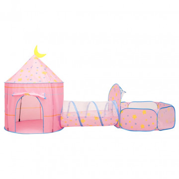 Cort de joacă pentru copii cu 250 bile, roz, 301x120x128 cm - Img 7